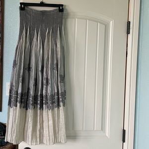 Lapis strapless dress.  Light weight and impossible to wrinkle!  Really cute!